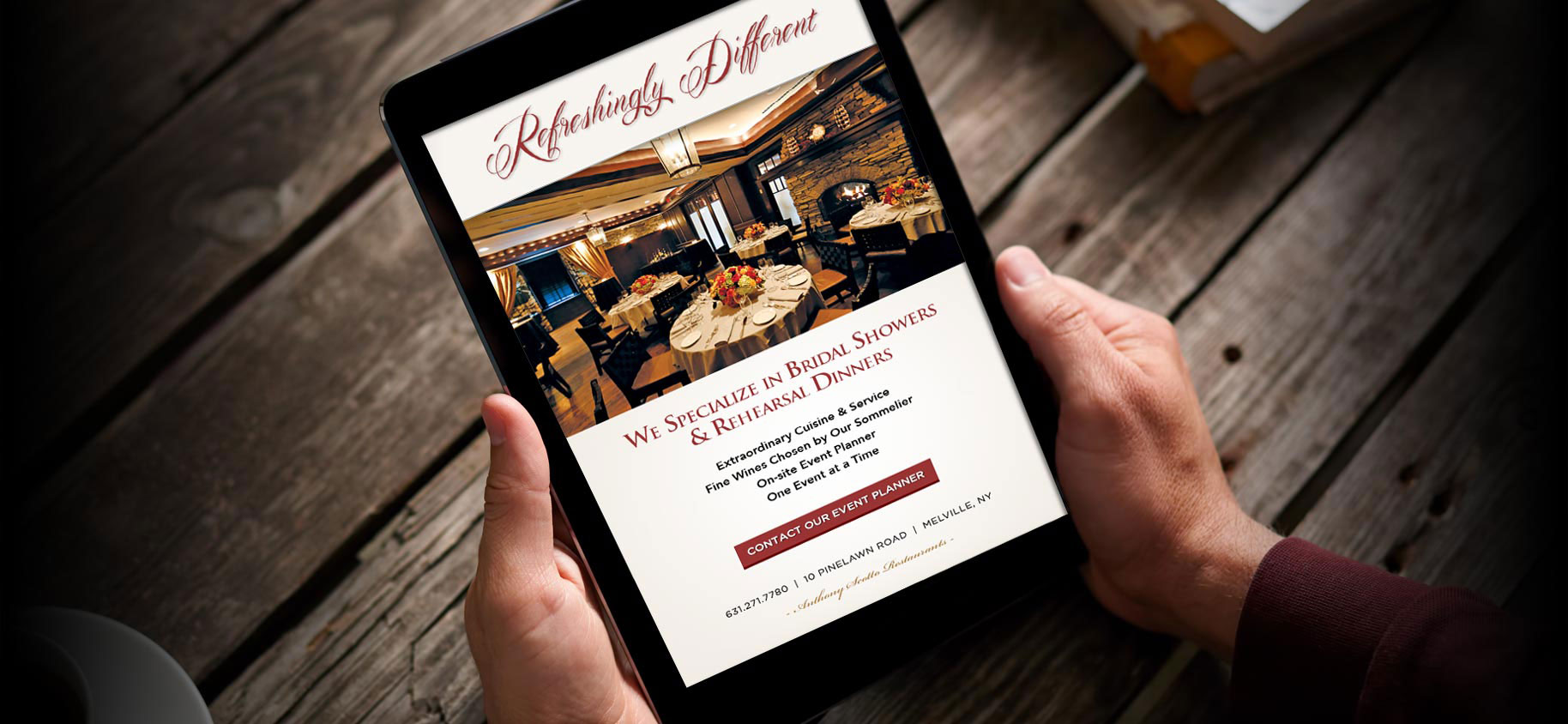 Restaurant Mobile Website Design Restaurant Mobile Website Design