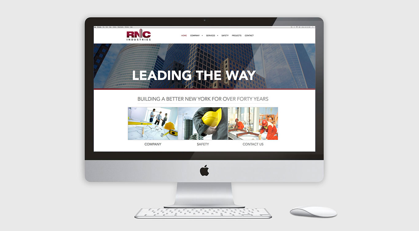 Construction Responsive Website Design